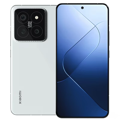 Xiaomi Smartphone With Rear Camera Module Curved Display And Light Body Design 3d model