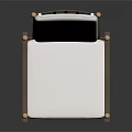 Elegant Modern Accent Chair With White Upholstered Seat Back And Brass Metal Frame Round Accents