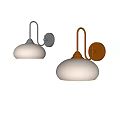 Italian Poliform wall lamp combination 3d model