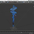Atomic Heart Weapon Cold Weapon Turnsaw Saw-tooth Weapon Biological and Chemical Weapon Low Face Number Low Model Simple Model Game Video Level Super Realistic 3d model
