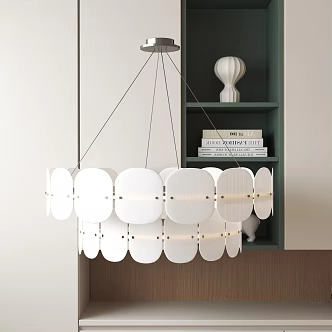 Modern chandelier 3d model