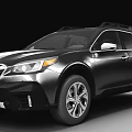 Black Modern SUV With Roof Rack Sleek Design And Alloy Wheels