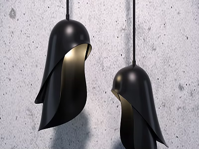 Modern chandelier 3d model