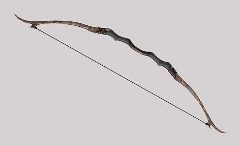 Bow and arrow crossbow bow cartoon bow archery 3d model