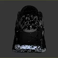 Nike Air Max Sneakers Black Gray White Synthetic Upper Air Cushion Sole Logo Detail Design