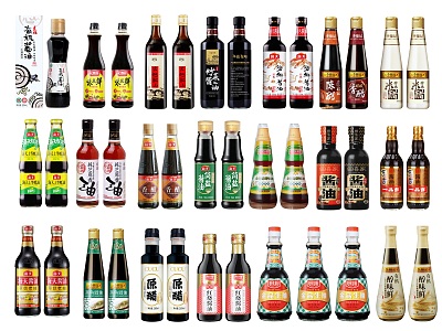 Seasoning kitchen supplies soy sauce sesame oil raw soy sauce old soy sauce oyster sauce mature vinegar sesame oil soy sauce seasoning model