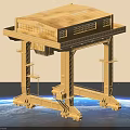 Heavy Duty Industrial Gantry Crane With Frame Structure Platform Ladder And Wheels