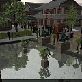 Ancient Chinese Architecture With Pond Reflections Stone Lion Statues And Traditional Roofs