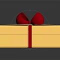 Colorful Decorative Gift Boxes With Red Ribbons And Golden Bows