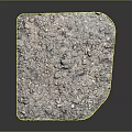 Square Wooden Stone Material Featuring Rough Surface With Gravel Particles And Natural Texture