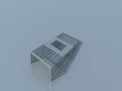 Modern Swing Door Design With Grid Pattern And Glass Panel For Home Interior 3d model
