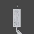 Anatomical Cat Skeleton Model Display On White Base Stand