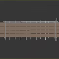 Multi Level Scaffolding Equipment With Metal Frames And Wooden Planks