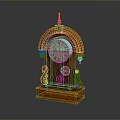 Clock Dock Clock Decoration Clock Game Item Game Equipment 3d model