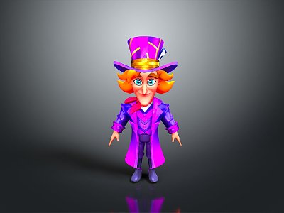 Gentleman Men Cartoon Men Cartoon Gentleman Male Characters Male Characters Male 3d model