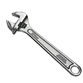 Chrome Plated Adjustable Wrench Essential Hardware Tool for Versatile Home Repair Tasks