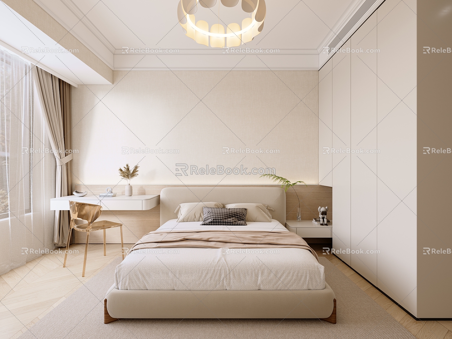 Modern Bedroom 3d model