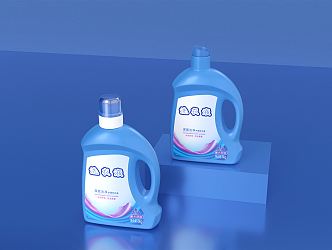 Modern Laundry Liquid Laundry Liquid Bottles 3d model