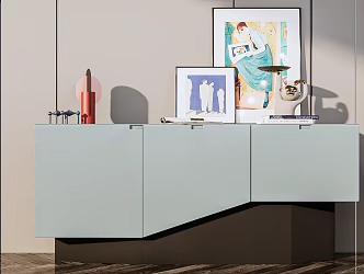 Modern LLYARSS Lias Side Cabinet 3d model