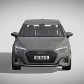 Audi Modern Sedan with LED Headlights Black Alloy Wheels and Sleek Design