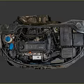 Modern Engine Racing Engine Racing Engine Car Engine 3d model