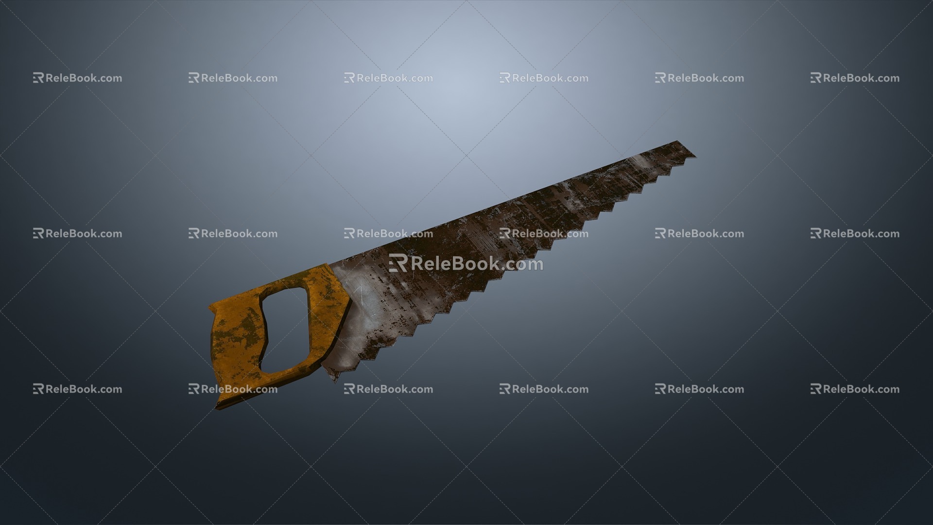 Saw Old Saw Construction Tools 3d model