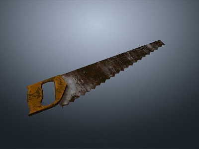 Saw Old Saw Construction Tools 3d model