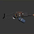 Science Fiction Firearms Next Generation Firearms Science Fiction Game Gun Game Firearms Game Gun Concept Gun Laser Gun 3d model