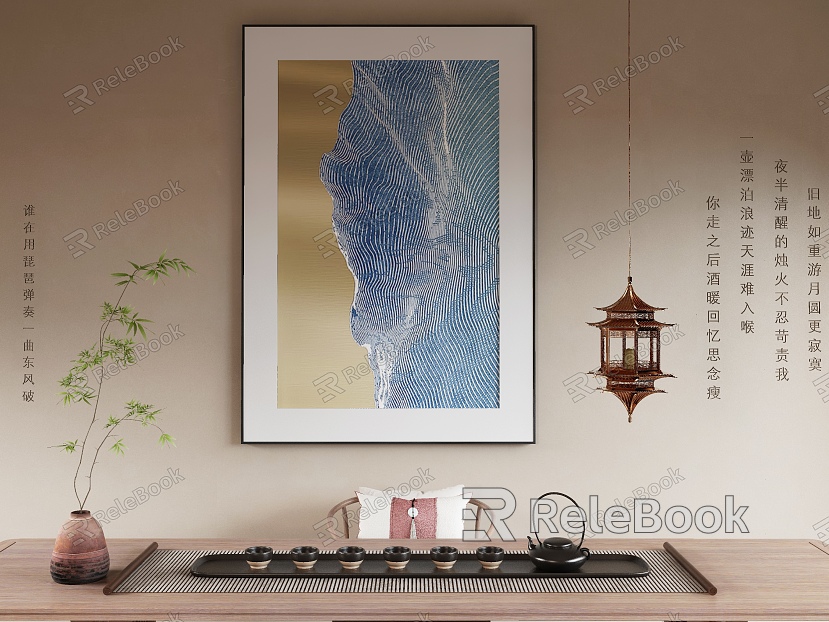 New Chinese Decorative Painting model