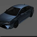 Light Blue Toyota Sedan With Modern Design Sleek Exterior Black Wheels And Windows