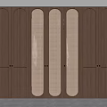 Middle style wardrobe 3d model