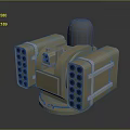Industrial Mechanical Component With Symmetric Hole Modules Dome Top And Metal Strips