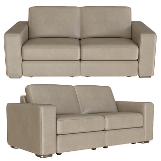 Cloud Sofa European Fabric Sofa American Office Sofa Living Room Sofa Tofu Block Sofa 3d model