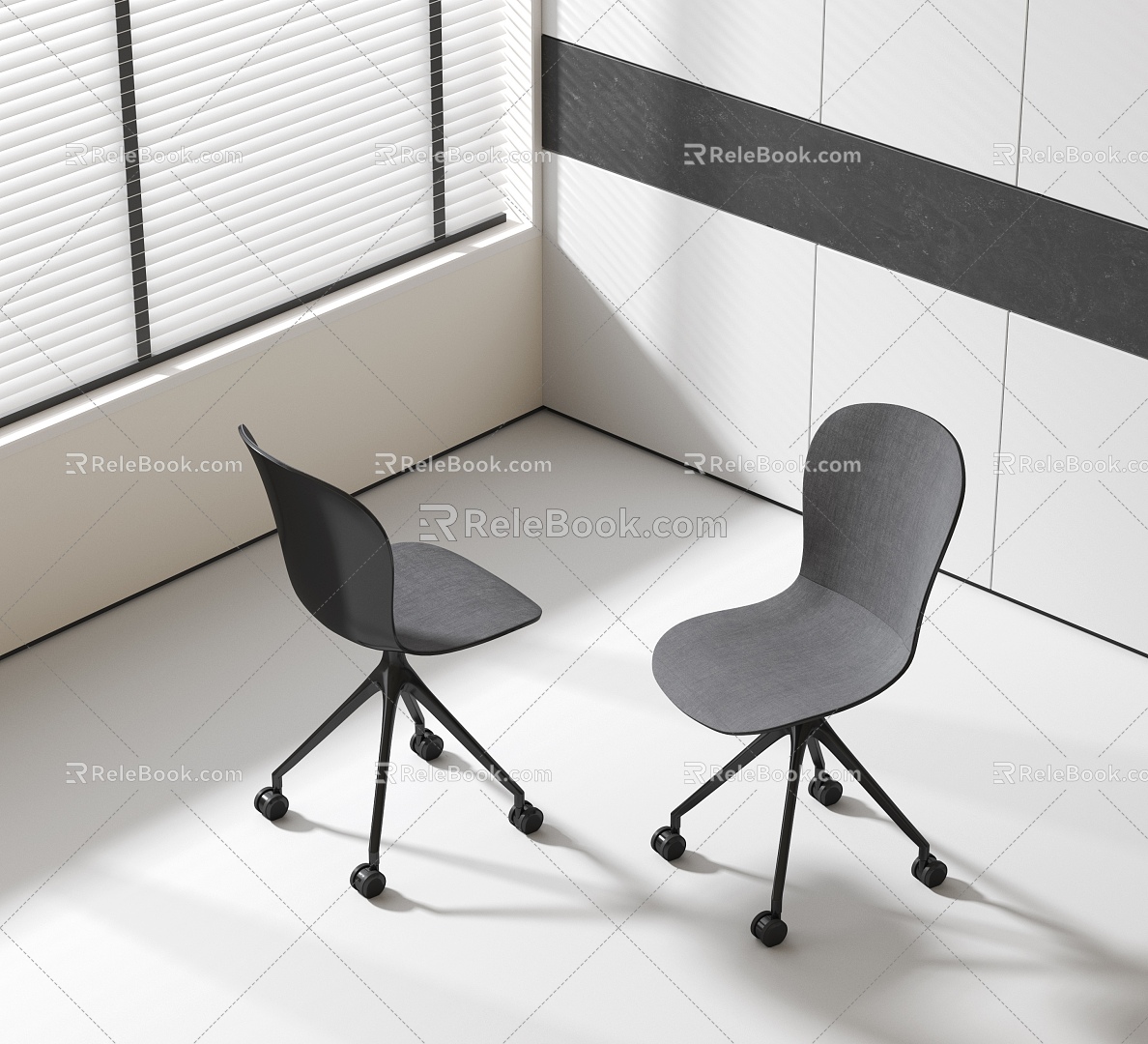 Modern office chair 3d model