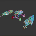 Spaceship Spacecraft 3d model