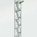 Industrial Metal Stairs With Steel Frame Structure Platforms Safety Railings And Durable Construction Design