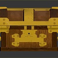 Cartoon Chest Treasure Chest Treasure Chest Jewelry Chest Cashbox Wooden Chest Game Chest Treasure Chest Pirate Chest 3d model