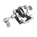 Precision Metal Gear And Shaft Assembly With Mechanical Bearing Structure