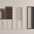 Various Wardrobe Door Designs Featuring Arched Flat Glass Paneled Styles And Colors