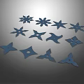 High Quality Durable Blue Star Shaped Throwing Sports Equipment For Training Practice Sessions
