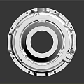 Stainless Steel Industrial Equipment Featuring Multi Layer Flange And Support Structure