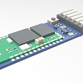 Industrial Control Circuit Board PCB 1114 3d model