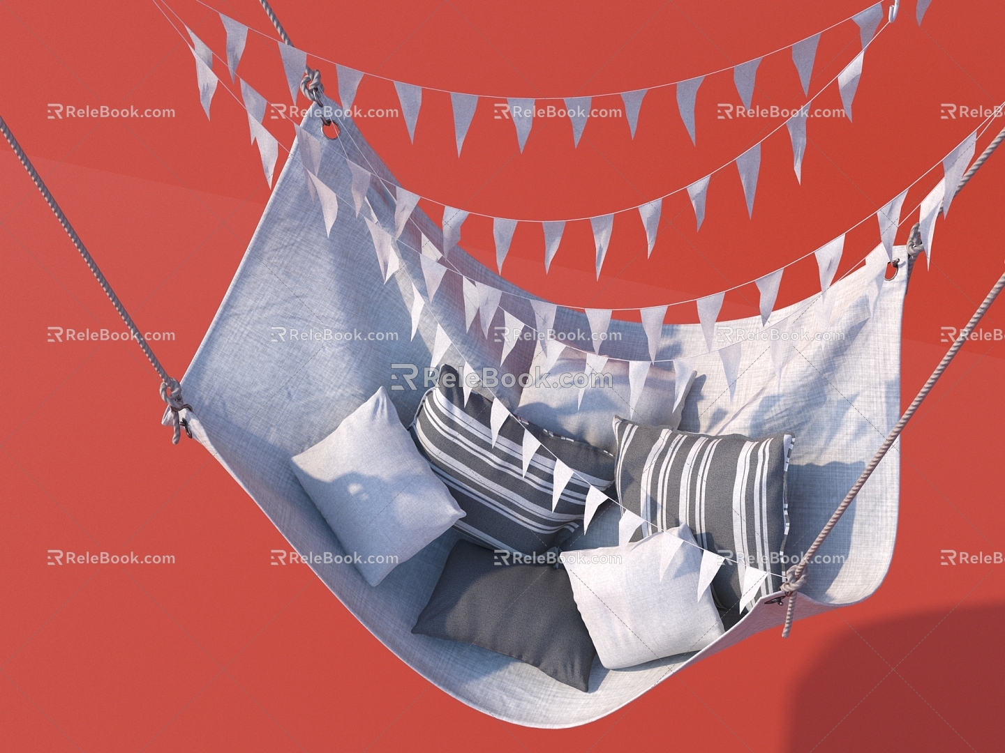 Modern Hammock 3d model