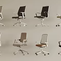 Various Ergonomic Mesh Office Chairs With Multiple Colors Designs And Casters