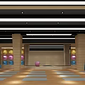 Spacious Modern Fitness Studio With Yoga Mats And Colorful Exercise Balls