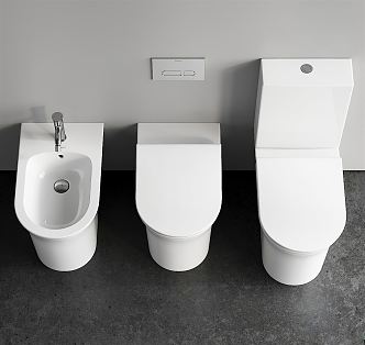 Modern toilet 3d model