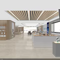 Spacious Digital Store Interior With Display Counters Smartphones Sofa Seating And Bright Lighting