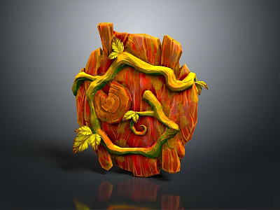 Medieval Shield Ancient Shield Defensive Weapon Ancient Shield Iron Shield Protective Shield Wooden Shield 3d model