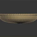 Round Woven Basket For Household Storage With Natural Texture Design