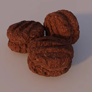 Cookies 3d model
